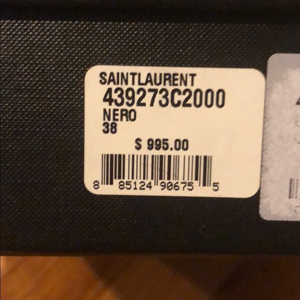 Saint Laurent Tribute Lace-Up 135mm Sandal Size 38 - Picture 7 of 8